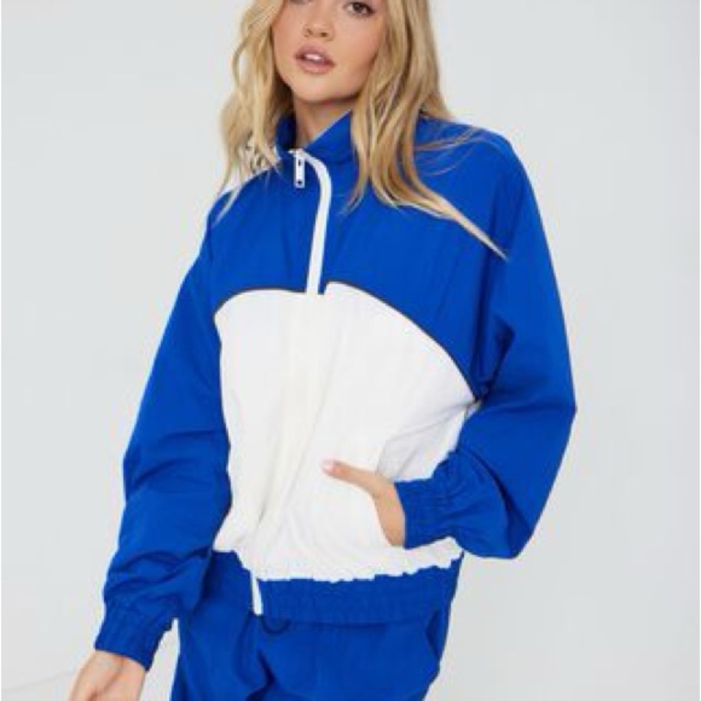 Garage Long windbreaker jacket